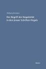 Der Begriff der Negativität in den Jenaer Schriften Hegels By Wolfgang Bonsiepen Cover Image