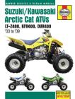 Suzuki/Kawasaki Artic Cat ATVs 2003 to 2009:  LT-Z400, KFX400, DVX400 (Haynes Repair Manual) Cover Image