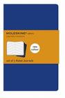 Moleskine Cahier Journal (Set of 3), Extra Large, Ruled, Indigo Blue, Soft Cover (7.5 x 10) (Cahier Journals) By Moleskine Cover Image