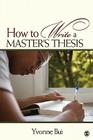 How to Write a Master's Thesis Cover Image