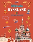 Utforska Ryssland - Kulturell målarbok - Kreativ design av ryska symboler: Ikoner från den ryska kulturen blandas i en fantastisk målarbok Cover Image