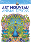 Creative Haven Art Nouveau Animal Designs Coloring Book Cover Image