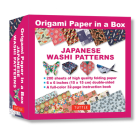 Origami Paper in a Box - Japanese Washi Patterns: 200 Sheets of Tuttle Origami Paper: 6x6 Inch Origami Paper Printed with 12 Different Patterns: 32-Pa By Tuttle Studio (Editor) Cover Image