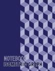 Isometric Graph Notebook: Large 8.5x11 120 Pages Isometric Graph Workbook Paper Grid of Equilateral Triangles (Each Measuring .28) for Engineers By The Roly Poly Cover Image