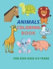 animals coloring book for kids ages 4-9 years: Coloring Book, Exclusive Work - 25 Illustrations For Kids / 50 Pages, 8.5×11, Soft Cover, Matte Finish By Smith Schop Cover Image