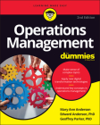 Operations Management for Dummies By Mary Ann Anderson, Edward J. Anderson, Geoffrey Parker Cover Image