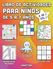Libro de actividades para niños de 5 a 7 años: 6 en 1 - Sopa de letras, Sudoku, colorear, laberintos, KenKen y tres en línea (Vol.1) By Vanstone Cover Image