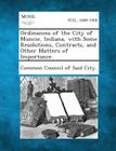 Ordinances of the City of Muncie, Indiana, with Some Resolutions, Contracts, and Other Matters of Importance. By Common Council of Said City (Created by) Cover Image