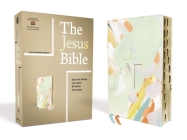 The Jesus Bible, ESV Edition, Leathersoft, Multi-Color/Teal, Indexed By Passion Publishing (Editor), Zondervan Cover Image