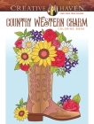 Creative Haven Country Western Charm Coloring Book Cover Image