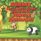Aubrey Let's Meet Some Delightful Jungle Animals!: Personalized Kids Books with Name - Tropical Forest & Wilderness Animals for Children Ages 1-3 By Chilkibo Publishing Cover Image