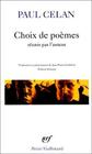 Choix de Poemes Celan (Poesie/Gallimard) Cover Image