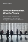 What to Remember, What to Teach: Human Rights Violations in Chile's Recent Past and the Pedagogical Discourse of History By Teresa Oteiza Cover Image