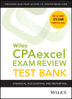 Wiley's CPA Jan 2022 Test Bank: Financial Accounting and Reporting (1-Year Access) Cover Image