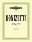 Sonata in C for Flute and Piano (Edition Peters) By Gaetano Donizetti (Composer), Raymond Meylan (Composer) Cover Image