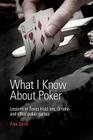 What I Know About Poker: Lessons in Texas Hold'em, Omaha, and Other Poker Games By Alex Scott Cover Image