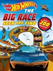 Hot Wheels: The Big Race Seek and Find: 100% Officially Licensed by Mattel, Over 200 Stickers, Perfect for Car Rides for Kids Ages 4 to 8 Years Old Cover Image