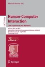 Human-Computer Interaction. User Experience and Behavior: Thematic Area, Hci 2022, Held as Part of the 24th Hci International Conference, Hcii 2022, V (Lecture Notes in Computer Science #1330) By Masaaki Kurosu (Editor) Cover Image