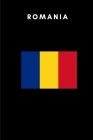 Romania: Country Flag A5 Notebook to write in with 120 pages Cover Image