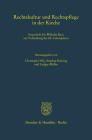 Rechtskultur Und Rechtspflege in Der Kirche: Festschrift Fur Wilhelm Rees Zur Vollendung Des 65. Lebensjahres By Christoph Ohly (Editor), Ludger Muller (Editor), Stephan Haering (Editor) Cover Image