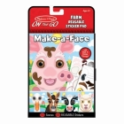 Make-A-Face Farm Reusable Sticker Pad By Melissa & Doug (Created by) Cover Image