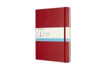 Moleskine Classic Notebook, Extra Large, Dotted, Scarlet Red, Hard Cover (7.5 x 10) By Moleskine Cover Image