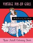 Vintage Pin-Up Girls: Nude Adult Coloring Book By Sl Scheibe Cover Image