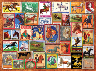 Vintage Equestrian Stamp Posters 1000-Piece Puzzle By Lewis T. Johnson (Photographer) Cover Image