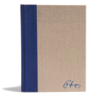 KJV Spurgeon Study Bible, Navy/Tan Cloth Over Board Cover Image