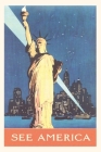 Vintage Journal Statue of Liberty Travel Poster 'See America' Cover Image
