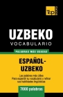 Vocabulario español-uzbeco - 7000 palabras más usadas By Andrey Taranov Cover Image