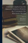 Obras completas de Amado Nervo. [Texto al cuidado de Alfonso Reyes; ilustraciones de Marco]; Volume 16 By Amado Nervo, Alfonso Reyes Cover Image
