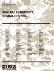 Mineral Commodity Summaries, 2016 Cover Image
