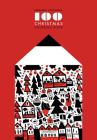 100 Christmas Coloring Book By Dominika Lipniewska (Illustrator) Cover Image