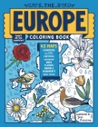 The Europe Coloring Book: 45 Maps with Capitals and National Symbols By Jen Racine Cover Image