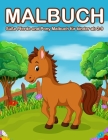 Malbuch Pferde ab 2 Jahre: Süße Pferde und Pony Malbuch für kinder ab 2-9 By Nick Marshall Cover Image