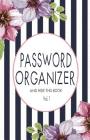 Password Organizer And Hide This Book: 5.5
