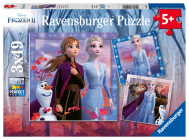 Frozen: The Journey Starts 3 X 49 PC Puzzle By Ravensburger (Created by) Cover Image