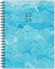 Waves Academic 2023-24 6.5 X 8.5 Softcover Weekly Planner Cover Image