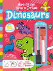 Wipe-Clean How to Draw Dinosaurs Cover Image