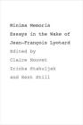 Minima Memoria: In the Wake of Jean-François Lyotard Cover Image