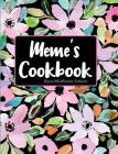 Meme's Cookbook Black Wildflower Edition By Pickled Pepper Press Cover Image