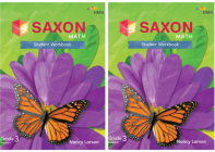 Consumable Student Workbook Set Grade 3 (Saxon Math) By Hmh Hmh (Prepared by) Cover Image