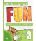 Unusually Fun Reading & Math Workbook, Grade 3: Seriously Fun Topics to Teach Seriously Important Skills Cover Image