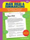 35 Reading Passages for Comprehension: Main Ideas & Summarizing: 35 Reading Passages for Comprehension Cover Image