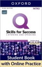 Q3e Intro Listening and Speaking Student Book and IQ Online Pack [With eBook] By Oxford University Press Cover Image