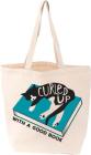 Curled Up with a Good Book Tote (Felix) (Lovelit) By Gibbs Smith Gift (Created by) Cover Image