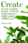 General Worship Bulletin: A Clean Heart (Package of 100): Psalm 51:10 (KJV) By Broadman Church Supplies Staff (Contributions by) Cover Image