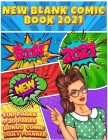 Blank Comic Book: Write And Draw Your Own Comics With Inspiration Effects And 3-7 Action Panel Layouts - 100 Pages + Bonus 20 Pages Comi By Drcipcom Cover Image