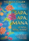 Sapa, Apa, Mana or Who, What, Where: Baba Malay for Beginners in Bite Sized Portions By Theresa Fuller Cover Image